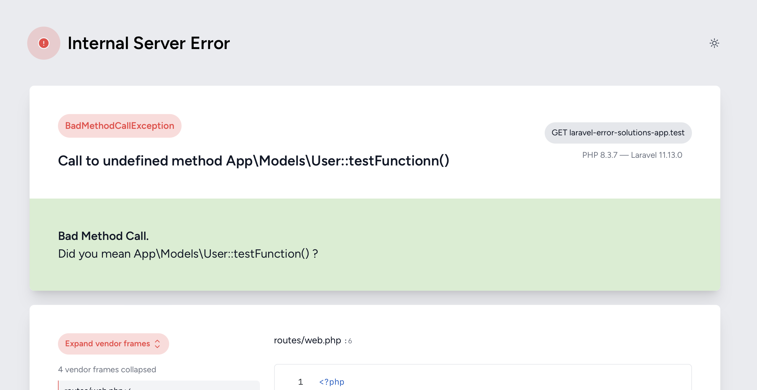 Introduction | laravel-error-solutions | Spatie