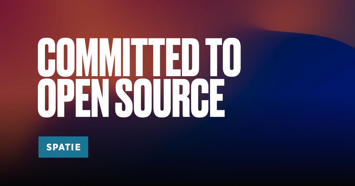 Committed to open source