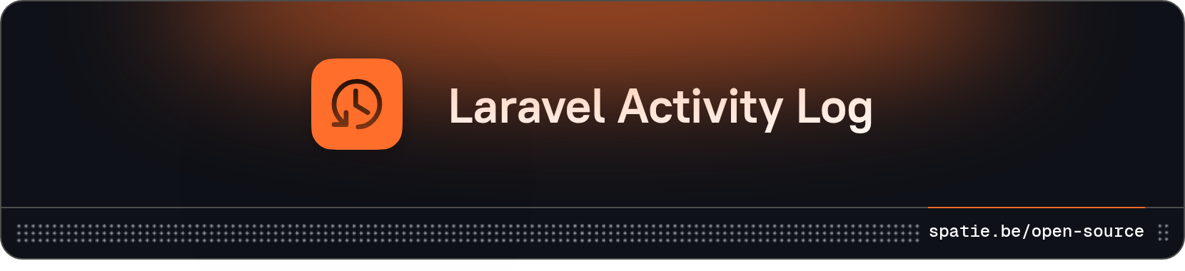 Logo for laravel-activitylog