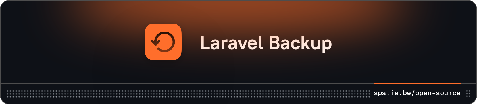 Logo for Laravel Backup