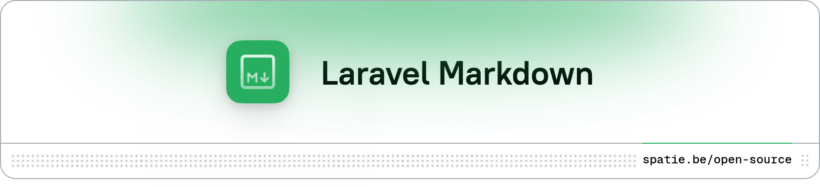 Logo for laravel-markdown
